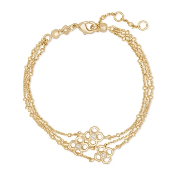 KENDRA SCOTT • Gold Rue Multi Strand Bracelet